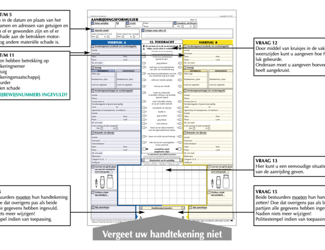 schadeformulier met toelichting schadeformulier met toelichting